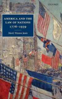 アメリカの国際法伝統1776-1939年<br>America and the Law of Nations 1776-1939