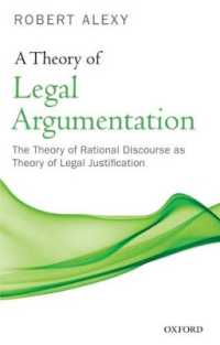A Theory of Legal Argumentation : The Theory of Rational Discourse as Theory of Legal Justification