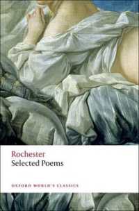 ジョン・ウィルモット詩集<br>Selected Poems (Oxford World's Classics)
