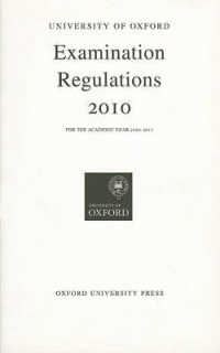 University of Oxford Examination Regulations 2010