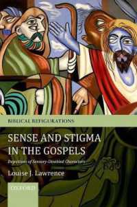 Sense and Stigma in the Gospels : Depictions of Sensory-Disabled Characters (Biblical Refigurations)