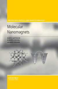 分子ナノ磁石<br>Molecular Nanomagnets (Mesoscopic Physics and Nanotechnology)