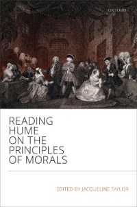 ヒューム『道徳原理の探究』を読む<br>Reading Hume on the Principles of Morals