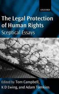 人権の法的保護<br>The Legal Protection of Human Rights : Sceptical Essays