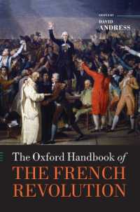 オックスフォード版　フランス革命ハンドブック<br>The Oxford Handbook of the French Revolution (Oxford Handbooks)
