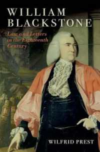 William Blackstone : Law and Letters in the Eighteenth Century