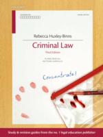 英国の刑法：入門（第３版）<br>Criminal Law : Concentrate (Concentrate) （3 STG STU）