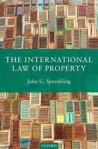 国際所有権法<br>The International Law of Property