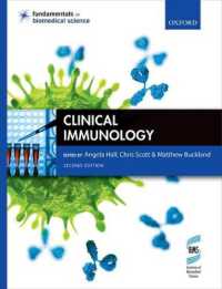 臨床免疫学（第２版）<br>Clinical Immunology (Fundamentals of Biomedical Science) （2ND）