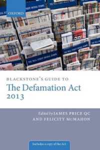 Blackstone's Guide to the Defamation Act (Blackstone's Guides)