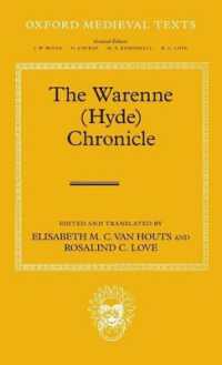 The Warenne (Hyde) Chronicle (Oxford Medieval Texts)