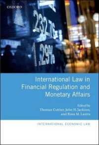 国際金融規制法<br>International Law in Financial Regulation and Monetary Affairs (International Economic Law Series)