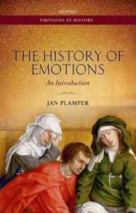 感情の歴史：入門（英訳）<br>The History of Emotions : An Introduction (Emotions in History)