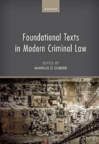 近現代刑法の原典<br>Foundational Texts in Modern Criminal Law