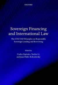 ソブリン債と国際法：UNCTAD原則の法的・経済的考察<br>Sovereign Financing and International Law : The UNCTAD Principles on Responsible Sovereign Lending and Borrowing