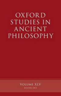 Oxford Studies in Ancient Philosophy, Volume 45 (Oxford Studies in Ancient Philosophy)