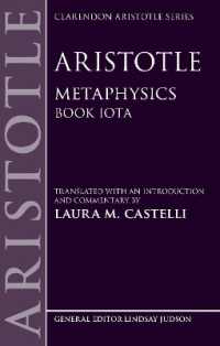 Aristotle: Metaphysics : Book Iota