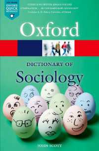 オックスフォード社会学辞典（第４版）<br>A Dictionary of Sociology (Oxford Quick Reference) （4TH）