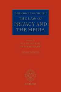 Tugendhat and Christie: the Law of Privacy and the Media -- Hardback （3 Revised）