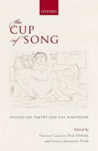 Cup of Song : Studies on Poetry and the Symposion -- Hardback