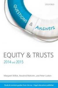 Questions & Answers Equity & Trusts 2014 and 2015 (Questions & Answers)