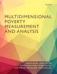 多次元貧困測定と分析<br>Multidimensional Poverty Measurement and Analysis