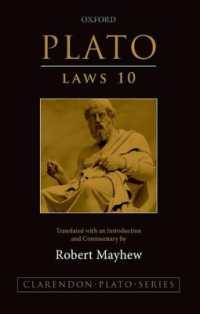 Plato: Laws 10 : Translated with an introduction and commentary (Clarendon Plato Series)