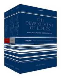 倫理学の歴史（全３巻）<br>The Development of Ethics : Three volume set