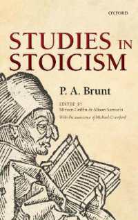 ストア派研究<br>Studies in Stoicism