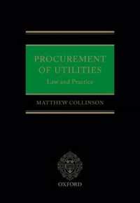 公益事業と調達：法と実務<br>Procurement of Utilities : Law and Practice