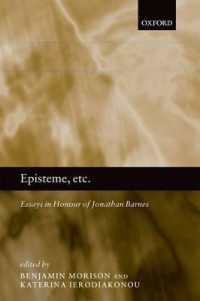 Episteme, etc. : Essays in Honour of Jonathan Barnes