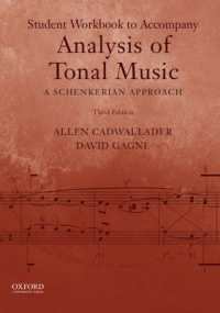 Analysis of Tonal Music : A Schenkerian Approach （3 STU WKB）