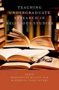 学部生のための宗教学<br>Teaching Undergraduate Research in Religious Studies (Aar Teaching Religious Studies)