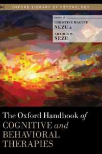 The Oxford Handbook of Cognitive and Behavioral Therapies (Oxford Library of Psychology)