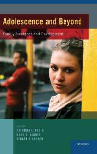 青年期の家族過程と発達<br>Adolescence and Beyond : Family Processes and Development