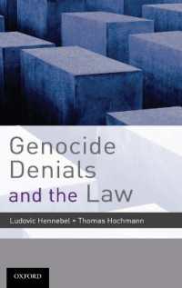 ジェノサイドの否定と法<br>Genocide Denials and the Law