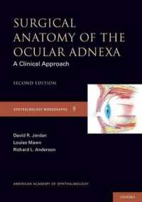 眼球付属器の外科解剖学（第２版）<br>Surgical Anatomy of the Ocular Adnexa : A Clinical Approach (American Academy of Ophthalmology Monograph Series) （2ND）