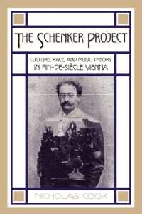 The Schenker Project : Culture, Race, and Music Theory in Fin-de-siecle Vienna
