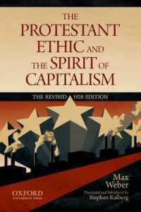 The Protestant Ethic and the Spirit of Capitalism by Max Weber : Translated and updated by Stephen Kalberg