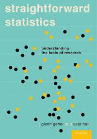 わかりやすい統計学入門<br>Straightforward Statistics : Understanding the Tools of Research