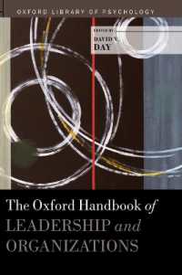 オックスフォード版 リーダーシップと組織ハンドブック<br>The Oxford Handbook of Leadership and Organizations (Oxford Library of Psychology)