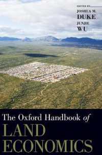 オックスフォード版　土地経済学ハンドブック<br>The Oxford Handbook of Land Economics (Oxford Handbooks)
