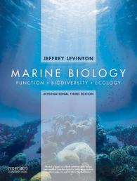 Marine Biology: International Edition: Function， Biodiversity， Ecology