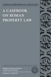 A Casebook on Roman Property Law (Society for Classical Studies Classical Resources)