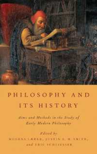 哲学史の目的と方法：近代初期哲学研究<br>Philosophy and Its History : Aims and Methods in the Study of Early Modern Philosophy
