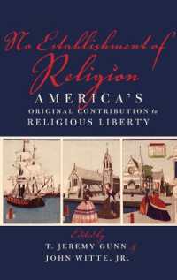No Establishment of Religion : America's Original Contribution to Religious Liberty