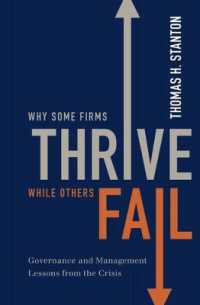 企業の興亡と金融危機の教訓<br>Why Some Firms Thrive While Others Fail : Governance and Management Lessons from the Crisis