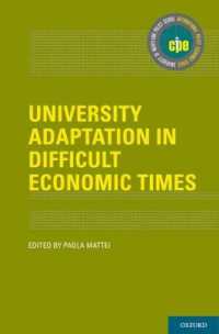 University Adaptation in Difficult Economic Times (International Policy Exchange Series)