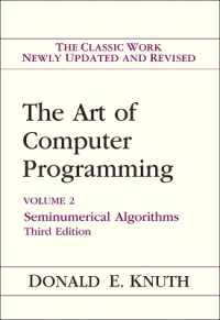 Art of Computer Programming, the : Seminumerical Algorithms, Volume 2 （3RD）