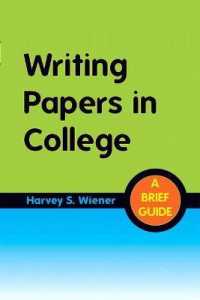 Writing Papers in College : A Brief Guide